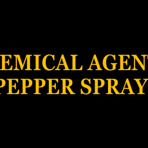 Chemical Agents Course
